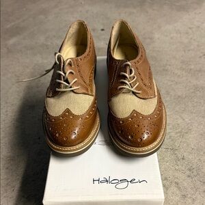 Brand new Halogen Two-Tone Brogue Oxfords